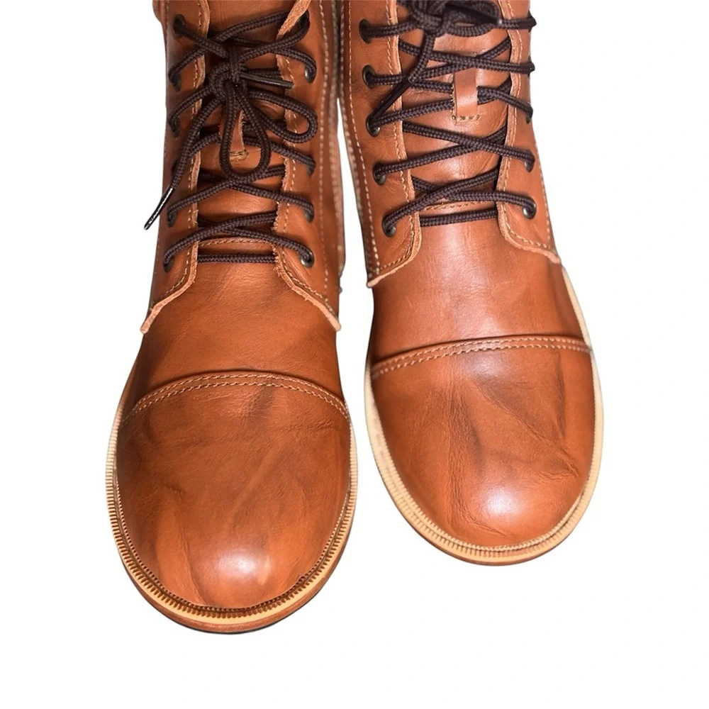 Mikoleon | Heirloom Luxe Classic Artisan Made Leather Big Kids Boots